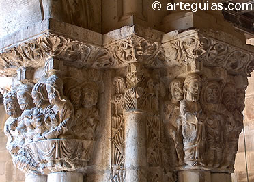 Capiteles del Claustro de la Catedral de Tudela