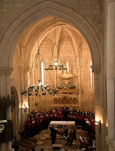 Magn&iacute;fico interior de la iglesia de Santa Mar&iacute;a de Brihuega