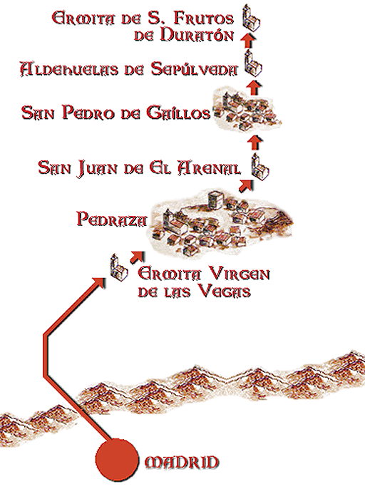Mapa del Viaje Guiado 