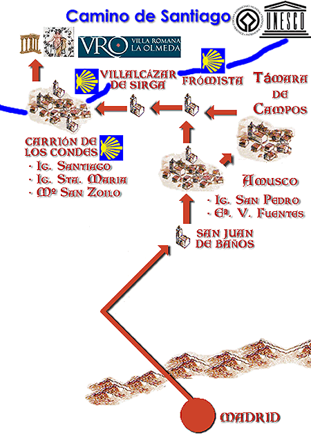 Mapa del Viaje Guiado 