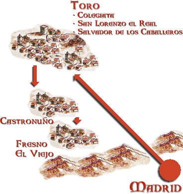 Mapa del Viaje Guiado
