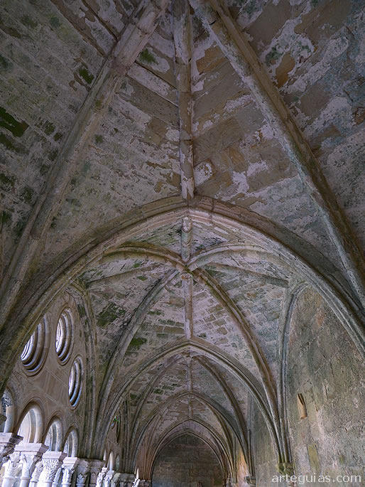 B&oacute;vedas de crucer&iacute;a de las pandas del claustro