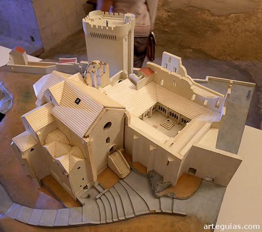 Maqueta de la abad&iacute;a