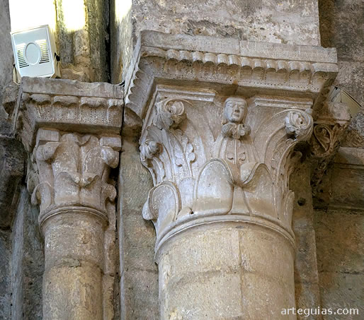 Columnas de la iglesia abacial