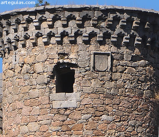 Detalle de la cornisa