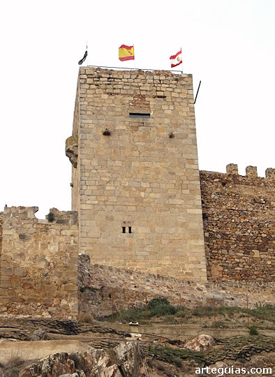 Torre del Homenaje del castillo de Medell&iacute;n