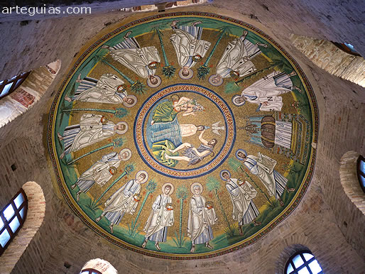 Mosaico de la c&uacute;pula