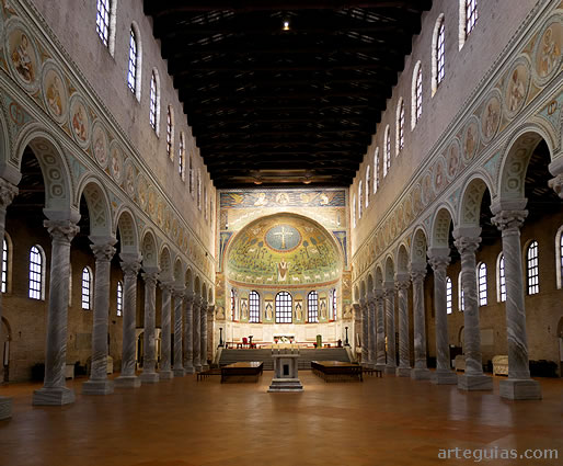 Gu&iacute;a de la Bas&iacute;lica de San Apolinar en Classe, R&aacute;vena (Italia)