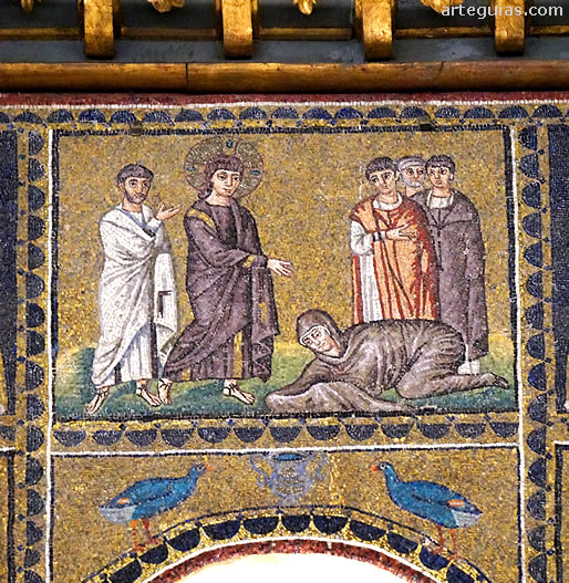 Mosaico bizantino del siglo VI d.C.