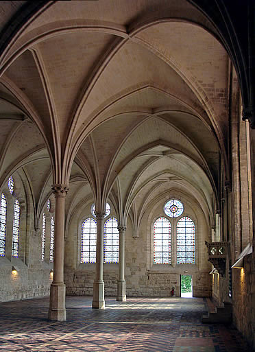 Refectorio de la Abad&iacute;a de Royaumont