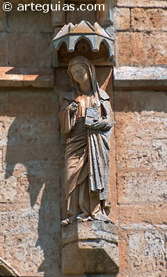 Virgen en la Anunciaci&oacute;n de la Colegiata de Castrojeriz, Burgos
