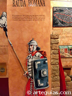 Paneles explicativos en el Aula Arqueol&oacute;gica de Roa de Duero, Burgos 