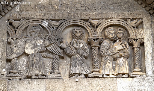 Relieves de la Anunciaci&oacute;n y La Visitaci&oacute;n