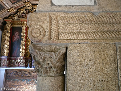 Imposta decorada con sogueados del arco triunfal