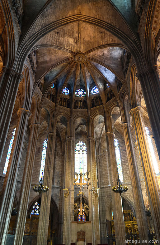 Catedral de Barcelona: espectacular cabecera