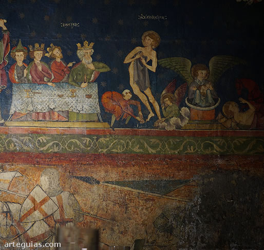 Pintura g&oacute;tica de la Capilla de San Jorge