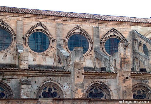 Muros septentrionales de la catedral de Cuenca