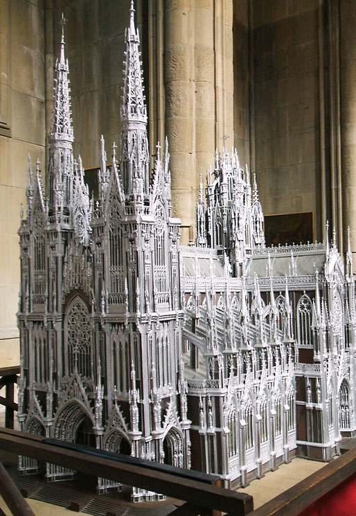 Maqueta del proyecto inicial de la catedral