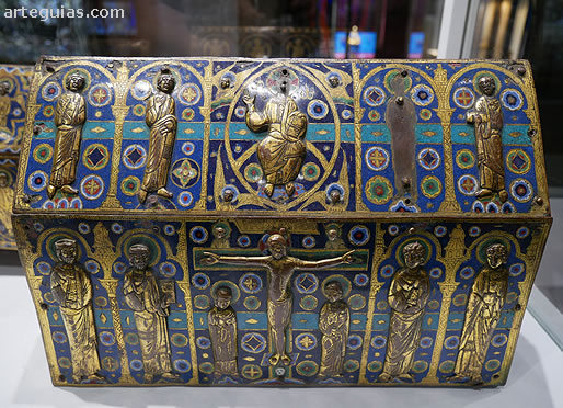 Arqueta con escenas b&iacute;blicas