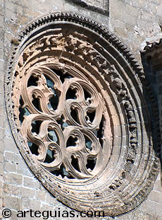 Roset&oacute;n g&oacute;tico y mud&eacute;jar de la Catedral de Baeza. Ja&eacute;n