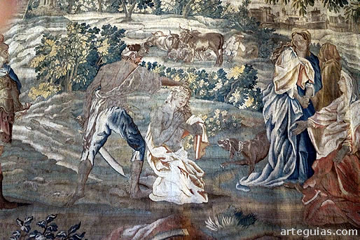 Tapiz del martirio de San Gauden o San Gaudencio