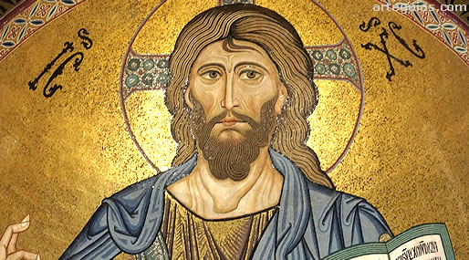Cristo Pantocr&aacute;tor de la Catedral de Cefal&uacute;