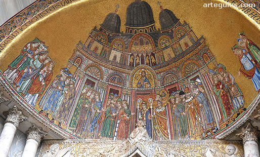 Mosaico de las reliquias de San Marcos