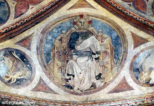 Pintura g&oacute;tica de la sala de San Antonin