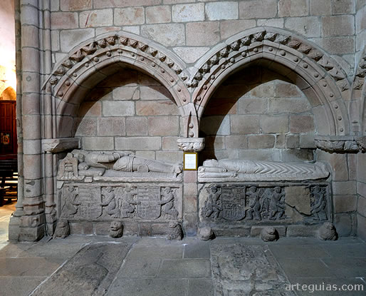 San Francisco de Betanzos destaca por su arquitectura funeraria