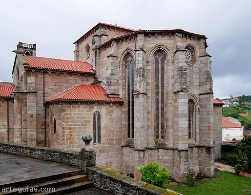 La cabecera de la iglesia de San Francisco de Betanzos