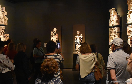 En una de la salas del Museo de Lleida