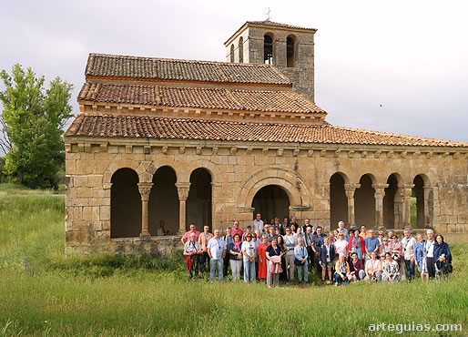 Foto de familia en la Ermita de la Virgen de las Vegas, Segovia
