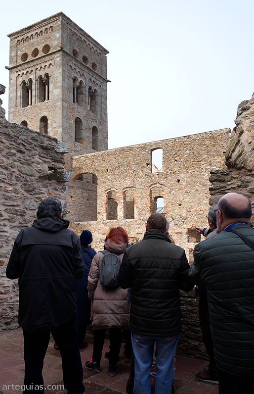 Desde las terrazas de Sant Pere de Rodes