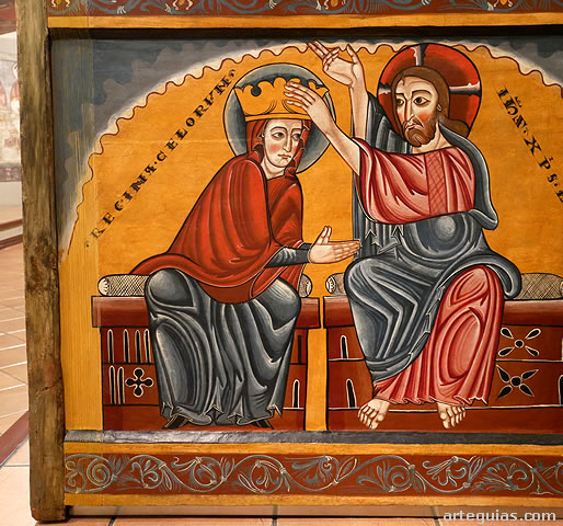 Tabla lateral del altar de Lluc&aacute;