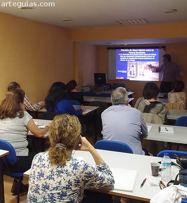 Apartado dedicado a la pintura rom&aacute;nica y  la importancia de la policrom&iacute;a en  el arte antiguo y medieval