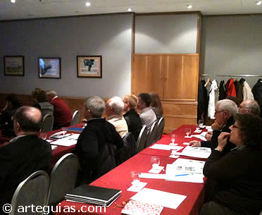 Grupo de asistentes al Seminario de Introducci&oacute;n al Rom&aacute;nico (I), celebrado el 11/12/09