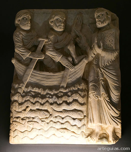 Reproducci&oacute;n expuesta en el Centre de Sculpture Romane del Maitre de Cabestany