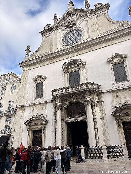 En la iglesia de Santo Domingo de Lisboa