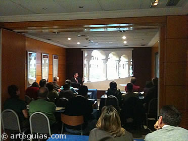 Momento del seminario sobre los monasterios rom&aacute;nicos