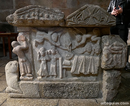 Sarc&oacute;fago atrubuido a Egas Moniz