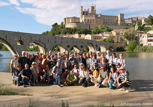 Foto de grupo en el mirador del r&iacute;o Orb