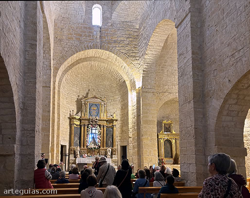 Interior de la iglesia de La Anunciada