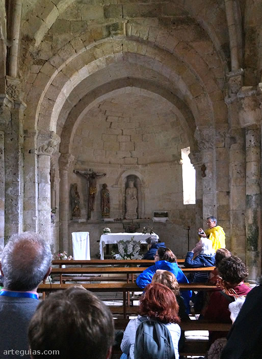 Explicaciones de la iglesia de Butrera