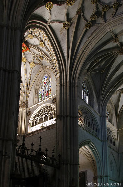 Crucero de la catedral  g&oacute;tica de Palencia