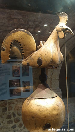 Veleta original (siglo VI-VII) del campanario rom&aacute;nico de San Isidoro