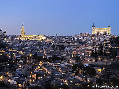 Anochecer en Toledo
