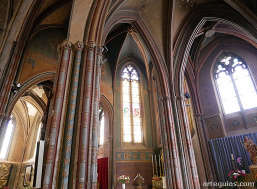 Cabecera de la iglesia de Saint-Pierre de Orthez, Francia