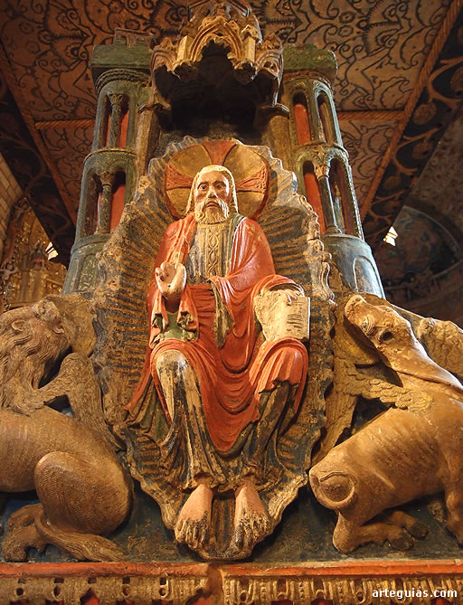 Frente con Cristo en Majestad