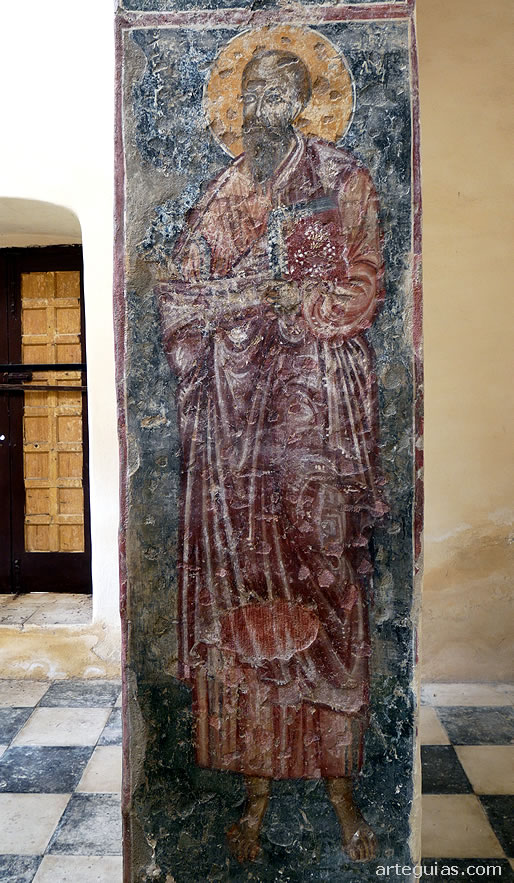 Representaci&oacute;n de un santo, probablemente San Pablo