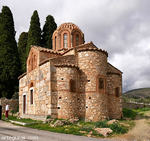 Gu&iacute;a de la iglesia de Agios Athanasios de Geraki, Laconia, (Grecia)